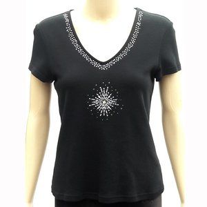 Bedazzled Black T-Shirt